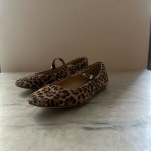 Dolce Vita REYES ballet flat in leopard suede size 6